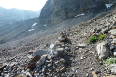 Unterhlab des Chlitaler Gletschers.