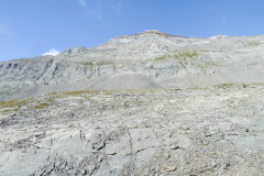 Blick zum Urirotstokgipfel.