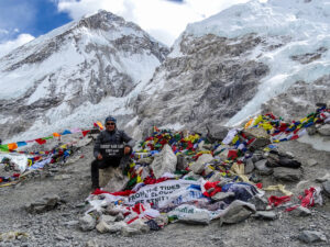 Gery im Everest Basecamp